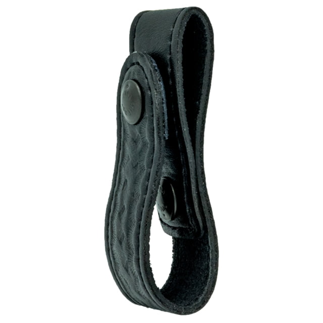 HEROs PRIDE AirTek Snaps-on Belt Handcuff Strap Basket Weave Black Hardware Black - Hero's Pride