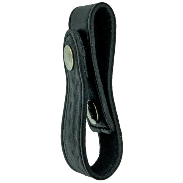 HEROs PRIDE AirTek Snaps-on Belt Handcuff Strap Basket Weave Nickel Hardware Black - Hero's Pride