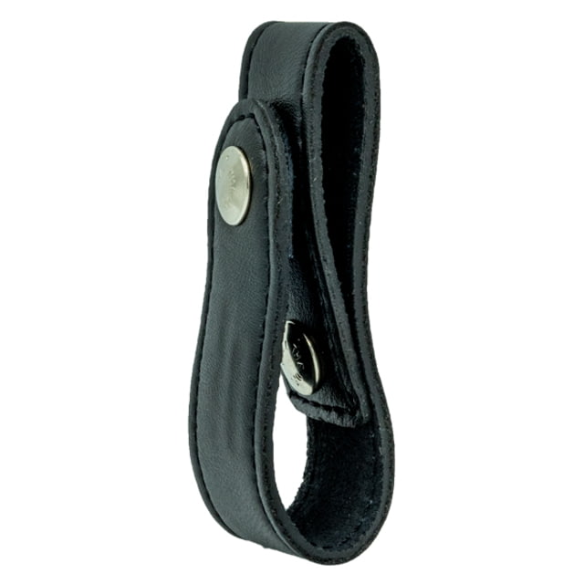 HEROs PRIDE AirTek Snaps-on Belt Handcuff Strap Plain Nickel Hardware Black - Hero's Pride