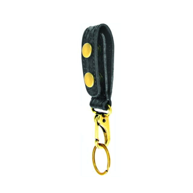 HEROs PRIDE AirTek Metal Clip Standard Key Holder Brass Hardware Basket Weave Black - Hero's Pride