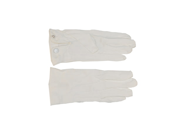 HEROs PRIDE Raised Pointing Parade Snap Gloves - Mens White Extra Large - Hero's Pride