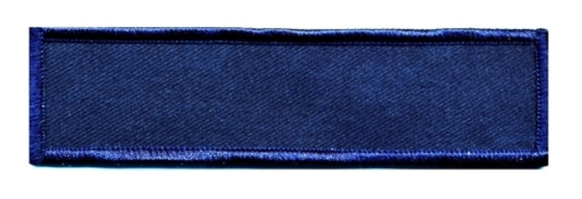 HERO'S PRIDE PD 3.33x1in Name Blank w/Merrowed Bordered Chicago Dark Navy - Hero's Pride