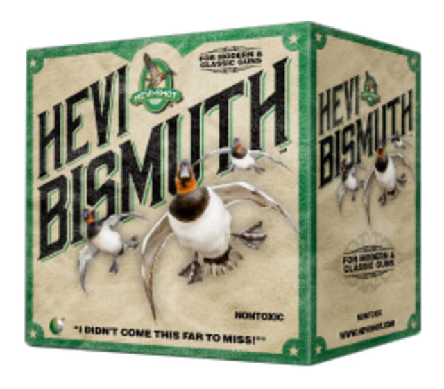 I-Shot HEVI-BISMUTH WATERFOWL 410 Gauge 9/16oz 3in #6 Centerfire Shotgun 25 Rounds Ammo