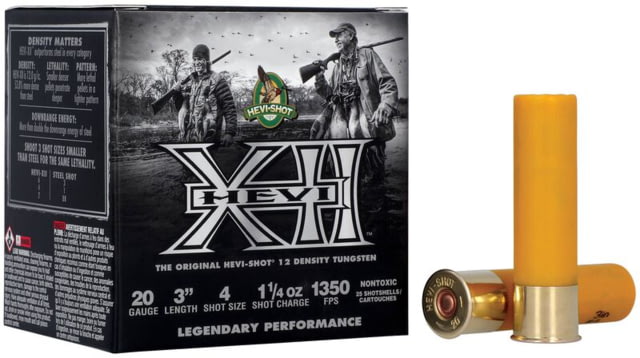 I-Shot HEVI-XII 20 Gauge 3in 1 1/4oz Shotgun #2 25 Rounds Ammo