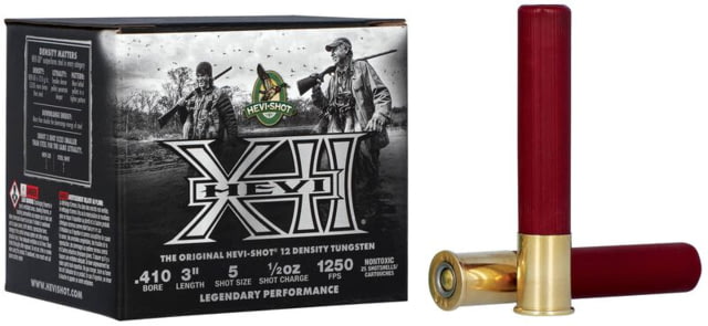 I-Shot HEVI-XII .410 Gauge 1/2oz 3in Shotgun #5 25 Rounds Ammo