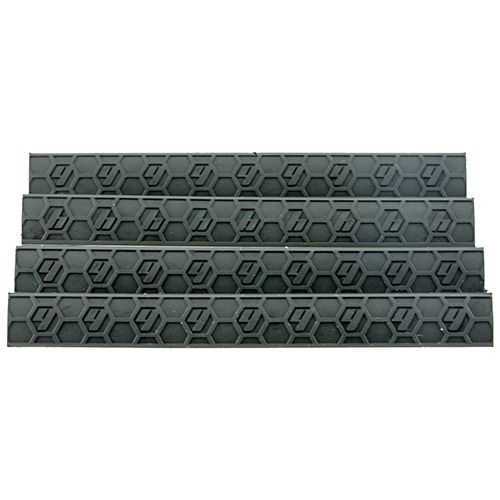 Hexmag 7 Slot KeyMod Wedge-LOK Cover 4 Pack Black Small - Hexmag