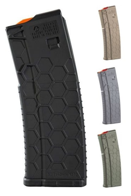 Hexmag Series 2 AR-15/M4/M16 .223/ .300AAC Blackout/ .458 SOCOM/ .50 Beowulf Rifle Magazine 30 Round OD Green - HEXMAG