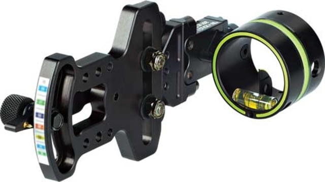 HHA Sports Optimizer Lite X  Bow Sight 1 5/8in .019 Pin Left Hand Black - Hha Sports