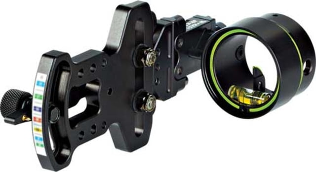 HHA Sports Optimizer Lite X  Bow Sight w/Rheostat 1 5/8in .010 Pin Left Hand Black - Hha Sports