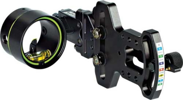 HHA Sports Optimizer Lite X XL  Bow Sight w/Rheostat 13/4in .010 Pin Right Hand Black - Hha Sports