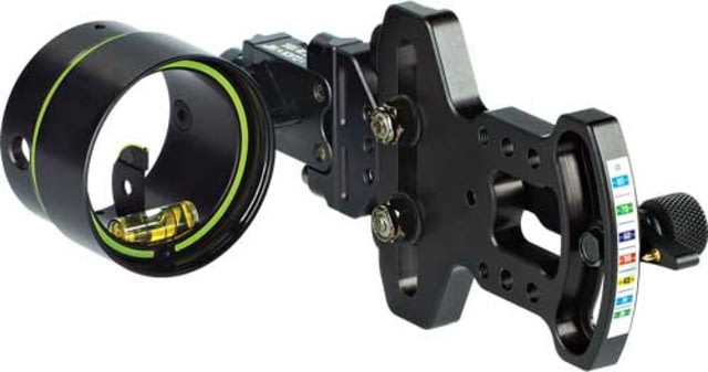 HHA Sports Optimizer Lite X XL 5510 Bow Sight w/Rheostat 13/4in .019 Pin Right Hand Black - Hha Sports