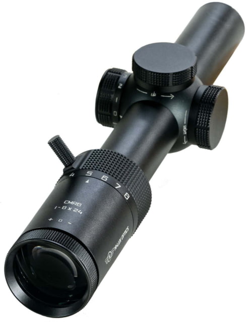 Hi-Lux Optics Close to Medium Range CMR 1-8x24mm LPVO Rifle Scope 30mm Tube Second Focal Plane True Daylight Bright Reticle Matte Black - Hi-Lux Optics