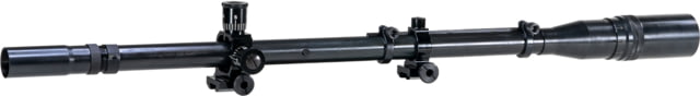 Hi-Lux Optics Malcolm Gen II 8x31mm Rifle Scope Vintage Sniper Legal 3/4in Tube Competition Micrometer Mounts 03A1 Bases Fine Cross Reticle Matte