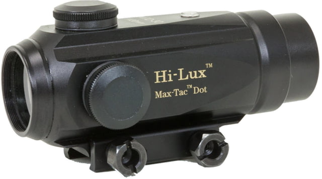 Hi-Lux Optics Max Tac Dot 30mm Digital Red Dot Sight Anti-Reflective Device 4 MOA dot Matte Black Small