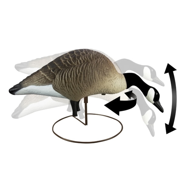 Higdon Outdoors XS TruFeeder Motion Decoy - Alpha Canada Goose w/ Ring Base - Higdon Outdoors