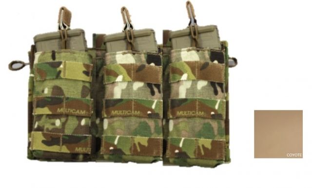 High Ground Gear 5.56 Drop Down Admin Pouch Triple Holds 3 Coyote - High Ground Gear