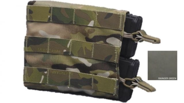 High Ground Gear 5.56 Side Access Mag Pouch Holds 2 Right Side Ranger Green - High Ground Gear