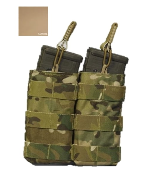 High Ground Gear 5.56 Side-by-Side Mag Pouch Double Coyote - High Ground Gear