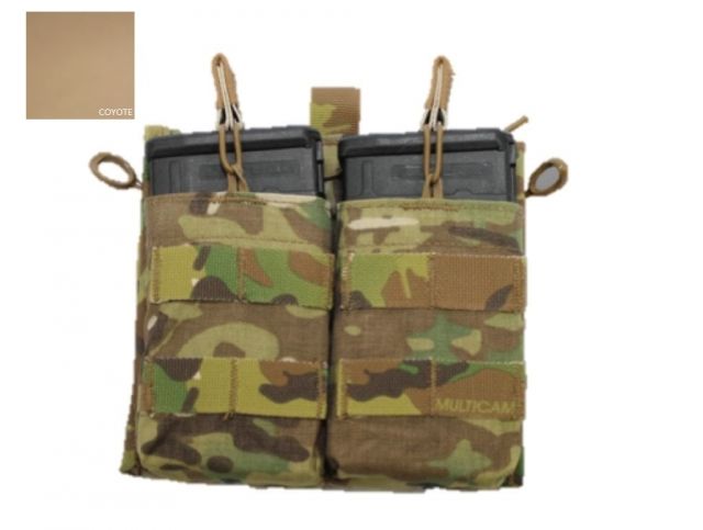 High Ground Gear 7.62 Drop Down Admin Pouch Holds 2 Coyote - High Ground Gear
