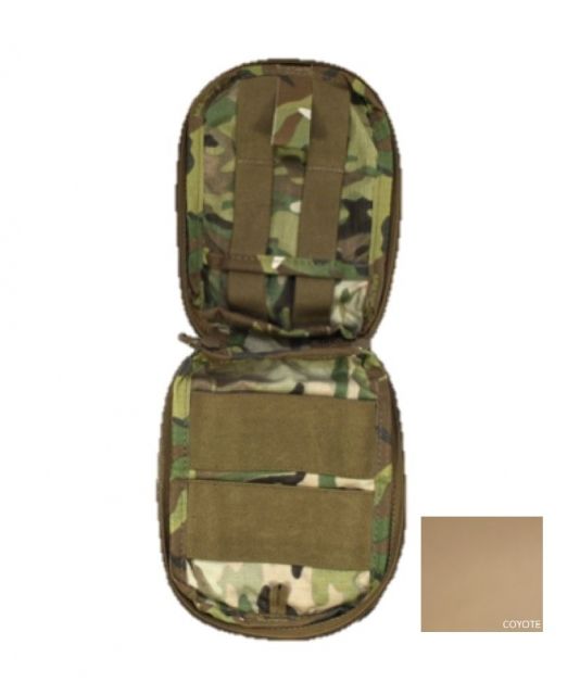 High Ground Gear Basic Medical Pouch 8H x 6W x 3D Coyote - High Ground Gear