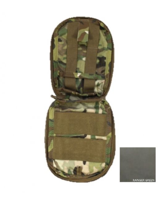 High Ground Gear Basic Medical Pouch 8H x 6W x 3D Ranger Green - High Ground Gear