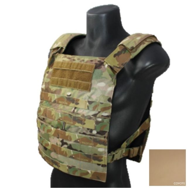 High Ground Gear Basic Plate Carrier X-Large Coyote 11x14 - High Ground Gear