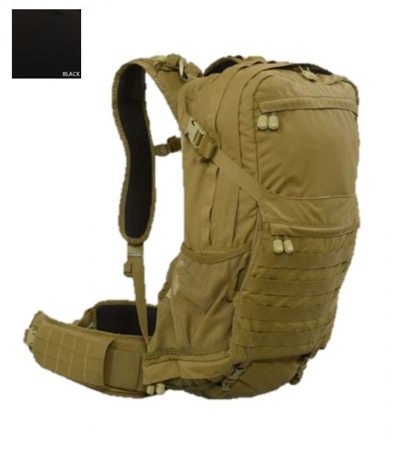 High Ground Gear HG 3 Day Pack with LG/XL Waist Belt Black L/XL - High Ground Gear