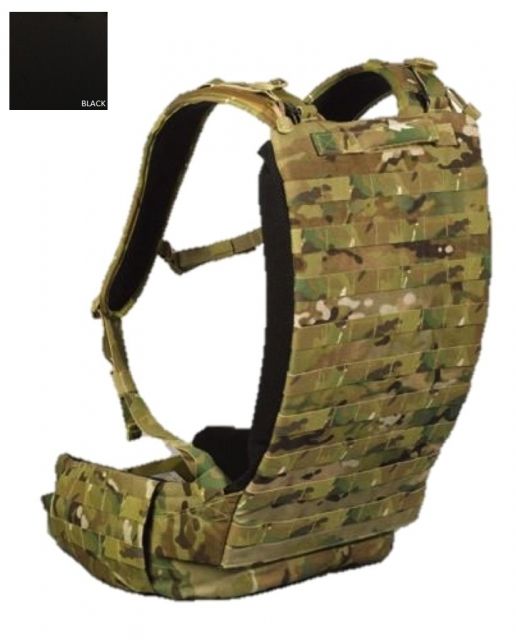 High Ground Gear HG 830 Modular Pack with LG/XL Waist Belt Black L/XL - High Ground Gear