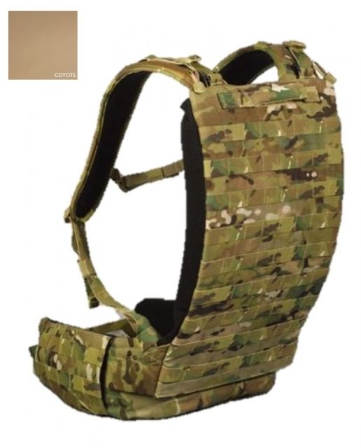 High Ground Gear HG 830 Modular Pack Short with LG/XL Waist Belt Coyote L/XL - High Ground Gear
