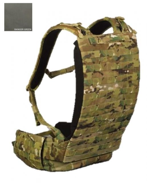 High Ground Gear HG 830 Modular Pack Short with LG/XL Waist Belt Ranger Green L/XL - High Ground Gear