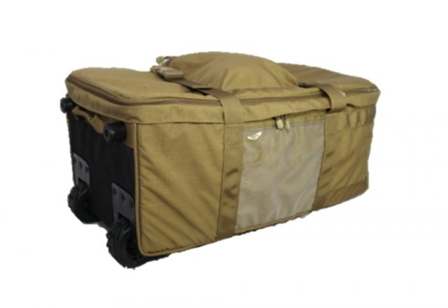 High Ground Gear HG Rolling Load Out Bag 31.25in Lx17.5in Wx14.25in H Coyote