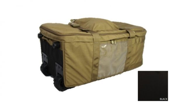 High Ground Gear HG Rolling Load Out Bag 31.25in Lx17.5in Wx14.25in H Black - High Ground Gear