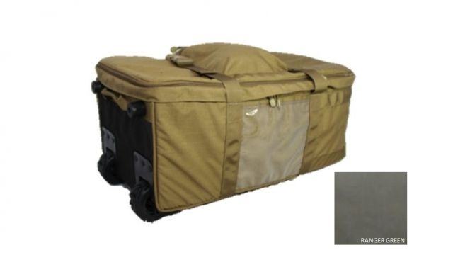 High Ground Gear HG Rolling Load Out Bag 31.25in Lx17.5in Wx14.25in H Ranger Green