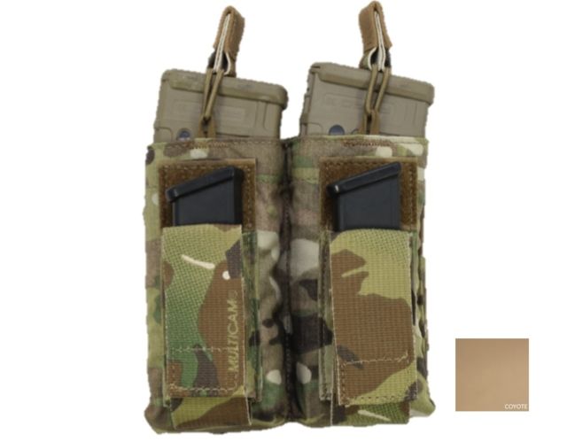 High Ground Gear M4/M16-Pistol Combo Pouch Double Coyote - High Ground Gear