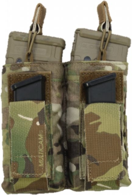 High Ground Gear M4/M16-Pistol Combo Pouch Double Multi-Cam - High Ground Gear