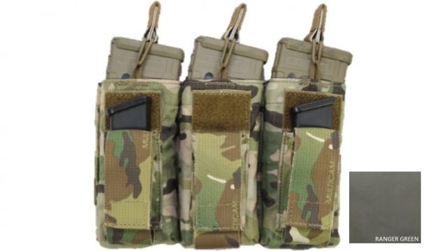 High Ground Gear M4/M16-Pistol Combo Pouch Triple Ranger Green - High Ground Gear