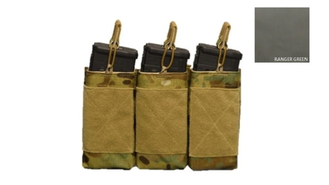 High Ground Gear Triple 5.56 Insert Holds 3 Ranger Green - High Ground Gear