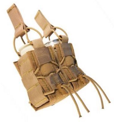 High Speed Gear HSGI Double 40MM Taco MOLLE Mag Pouch Coyote Brown - High Speed Gear