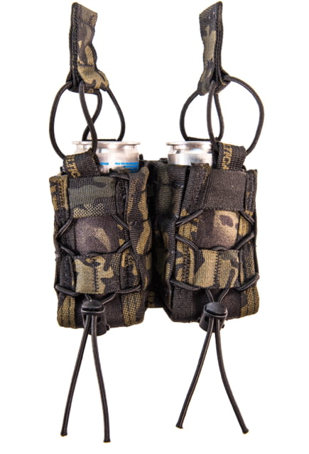 High Speed Gear HSGI Double 40MM Taco MOLLE Mag Pouch MultiCam Black - High Speed Gear