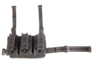 High Speed Gear HSGI Double Decker Leg Rig Rifle Pouch Black - High Speed Gear