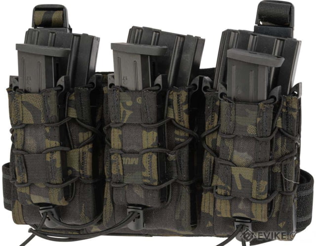 High Speed Gear HSGI Double Decker Leg Rig Rifle Pouch MultiCam Black - High Speed Gear