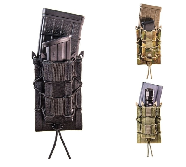 High Speed Gear Double Decker MOLLE Mag Holder, Coyote Brown, 11DD00CB by USA High Speed Gear Rifle Magazine Pouches