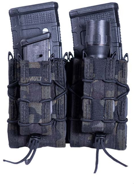 High Speed Gear Double Double Decker Taco Pistol Magazine Pouch MultiCam Black - High Speed Gear