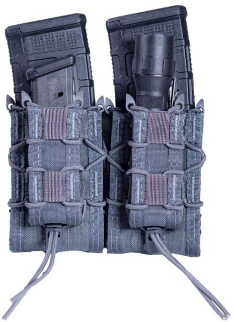 High Speed Gear Double Double Decker Taco Pistol Magazine Pouch Wolf Gray - High Speed Gear
