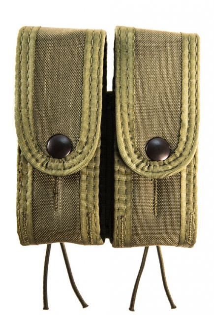 High Speed Gear HSGI Duty Double Pistol Taco Covered U-Mount Pouch Olive Drab - High Speed Gear