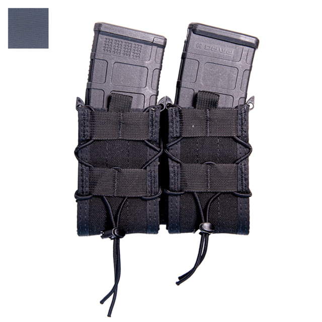 High Speed Gear Double Taco Adaptable Rifle Magazine Pouch Wolf Gray - High Speed Gear