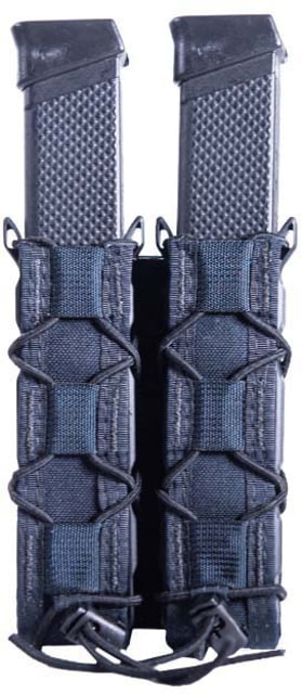 High Speed Gear Double Taco Pistol Magazine Pouch - Extended LE Blue - High Speed Gear