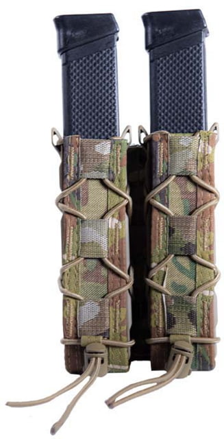 High Speed Gear Double Taco Pistol Magazine Pouch - Extended MultiCam - High Speed Gear
