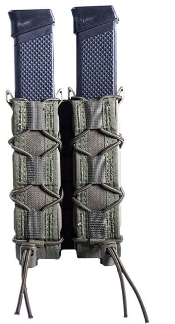 High Speed Gear Double Taco Pistol Magazine Pouch - Extended Olive Drab - High Speed Gear