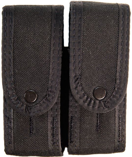 High Speed Gear HSGI Duty Double TACO-Covered Plus Pistol Magazine Pouch Black - High Speed Gear